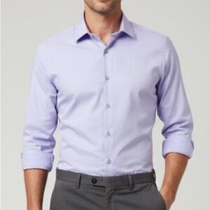 Men's vintage Express Light violet Purple Dress Shirt